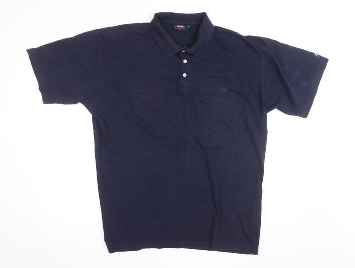 Hi-Tec Men’s Navy Blue Cotton Short Sleeve Polo Shirt XL
