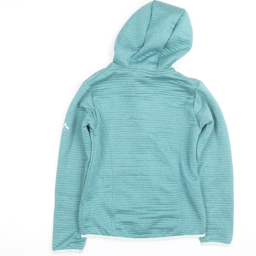 McKINLEY Womens Blue Hooded Full Zip Dryplus Active Jacket Size 10