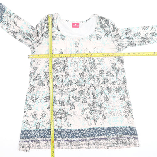 Together Womens Multicoloured XS Tunic Blouse Viscose Jersey
