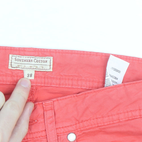Southern Cotton Women’s Red Capri Trousers Size 10