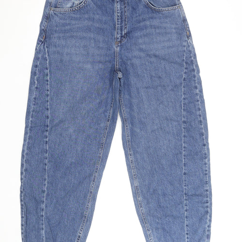 Sonoma Fashion Co Women Blue Size 12 High Rise Mom Jeans