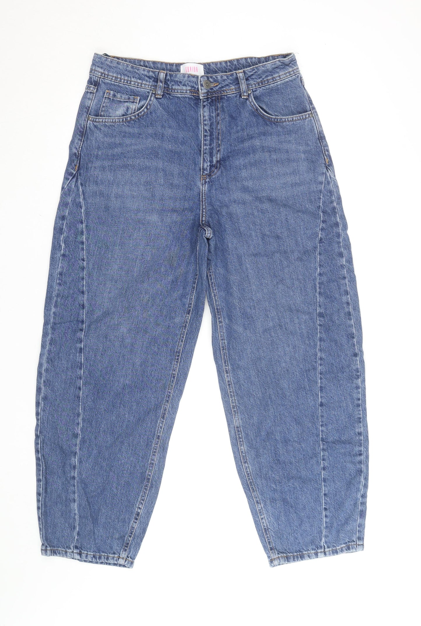 Sonoma Fashion Co Women Blue Size 12 High Rise Mom Jeans