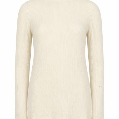 Uniqlo Womens Ivory Wool Roll Neck Jumper Size S Slim Fit