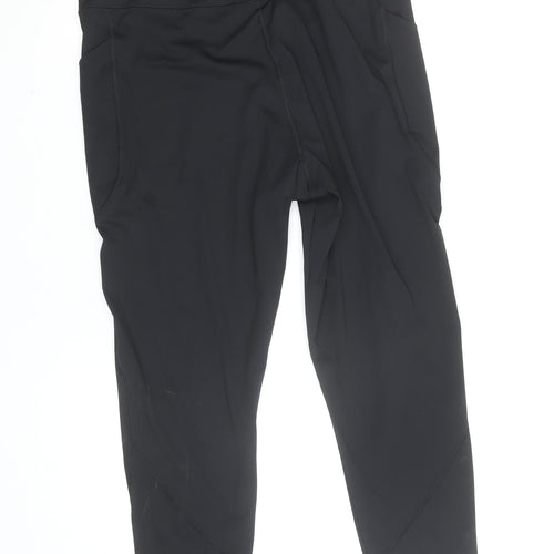 Dunnes Stores Womens Black XL Cropped Leggings with Pockets