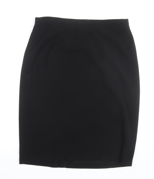 Endora Women's Black Size 16 Pencil Skirt Lined Knee Length