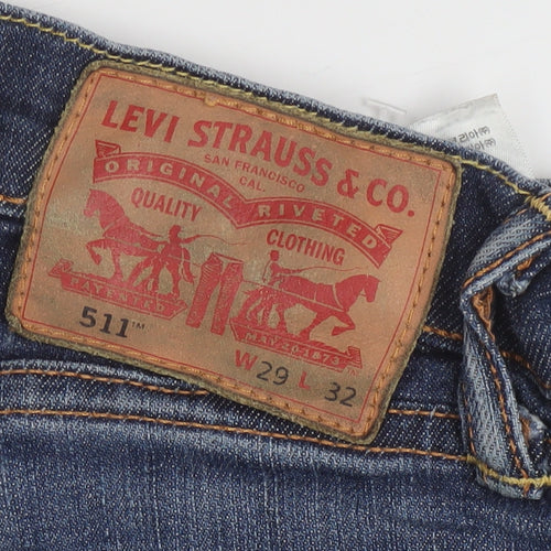 Levi's 511 Men's Blue Slim Fit Denim Jeans W29 L32