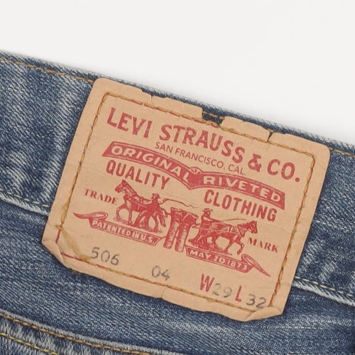 Levi’s 506 Standard Men's Blue Straight Fit Denim Jeans W39 L32