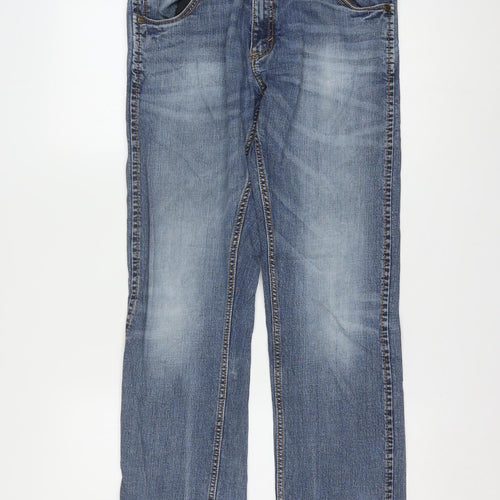 Wrangler Men's Blue Slim Straight Denim Jeans 32x32