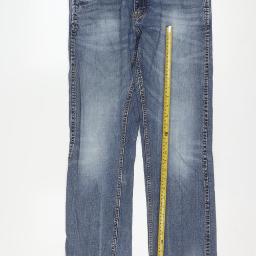 Wrangler Men's Blue Slim Straight Denim Jeans 32x32