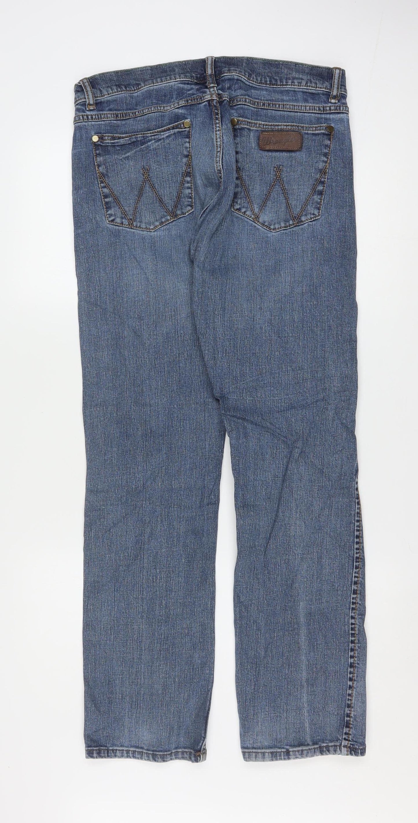 Wrangler Men's Blue Slim Straight Denim Jeans 32x32
