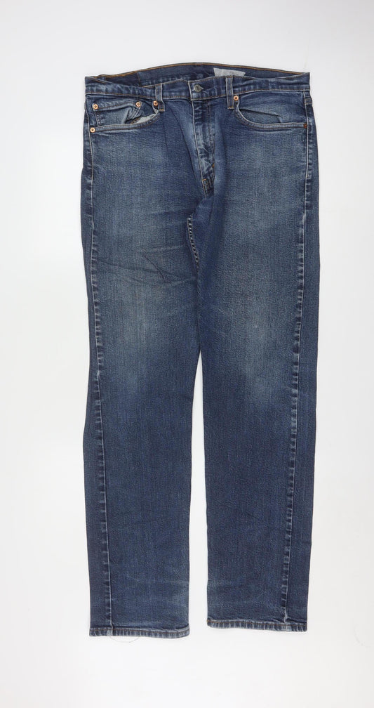 Levi's 505 Men's Blue Regular Straight Denim Jeans W34 L34