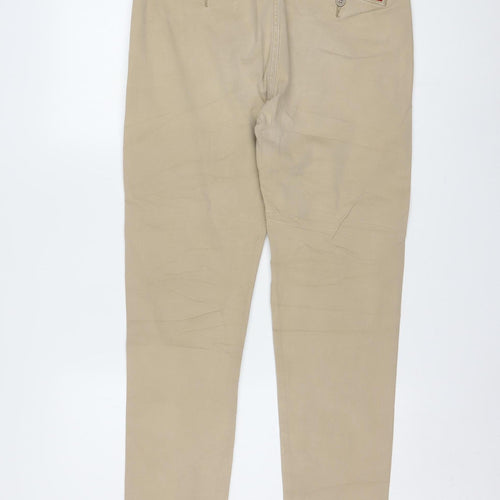Levi's Men's Beige Chino Slim Fit Trousers W32 L32