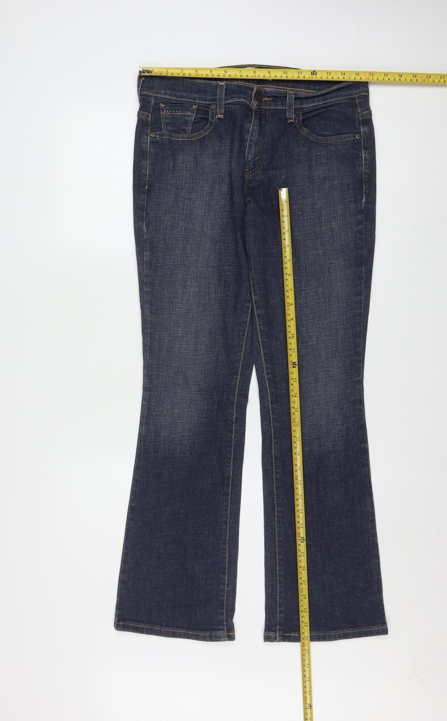 Levi's Women's Blue 515 Bootcut Stretch Denim Jeans Size 6