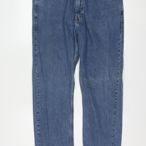 Levi's 505 Men's Blue Straight Denim Jeans W38 L32 Classic Fit
