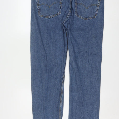 Levi's 505 Men's Blue Straight Denim Jeans W38 L32 Classic Fit