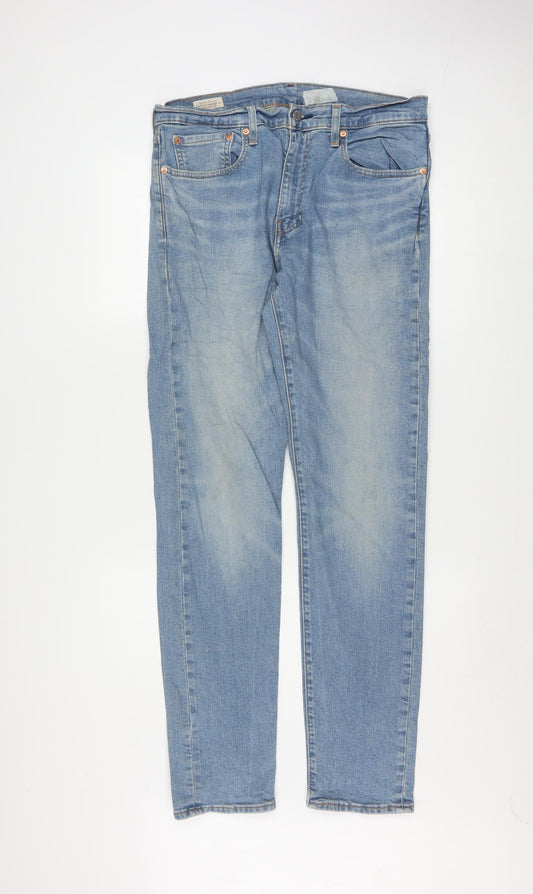 Levi's Men's Blue 512 Slim Fit Light Wash Denim Jeans W32 L34
