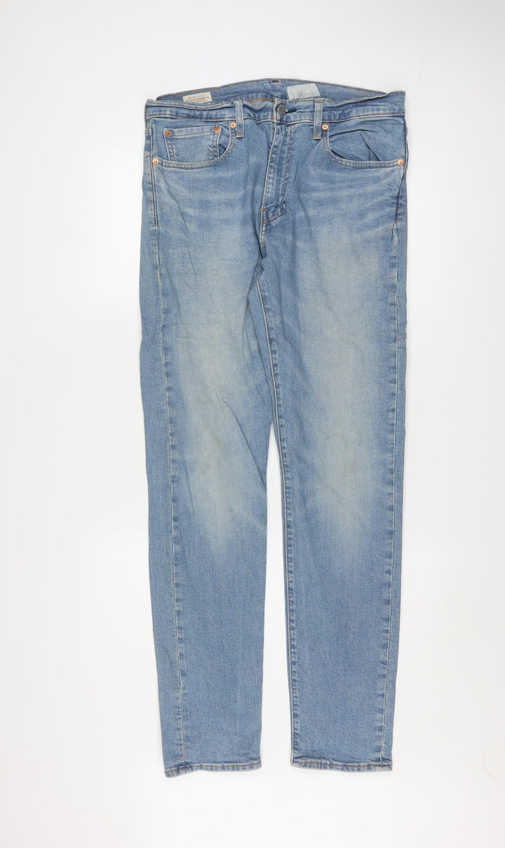 Levi's Men's Blue 512 Slim Fit Light Wash Denim Jeans W32 L34