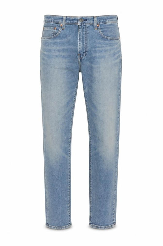 Front view of Levi's Men's Blue 512 Slim Fit Light Wash Denim Jeans W32 L34