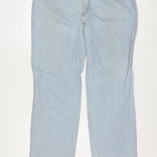 Wrangler Mens Blue 36 Straight Leg Denim Jeans Vintage Style