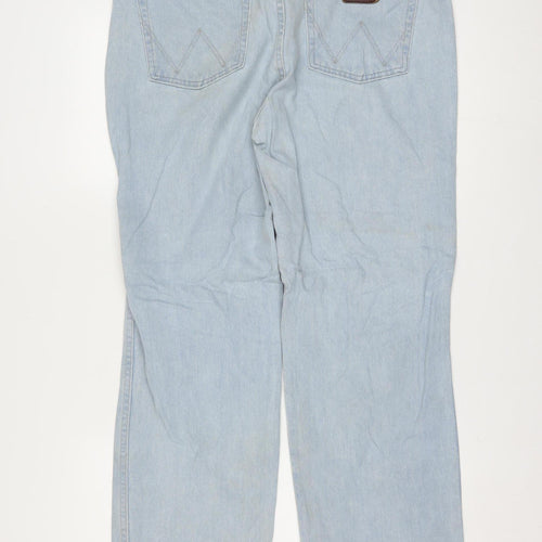 Wrangler Mens Blue 36 Straight Leg Denim Jeans Vintage Style