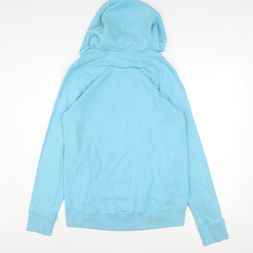 Under Armour Women's Blue Pullover Hoodie Size M Logo Print
