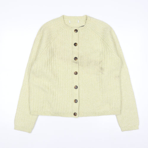 Marks and Spencer Womens Beige Chunky Knit Cardigan M
