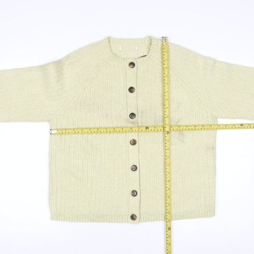 Marks and Spencer Womens Beige Chunky Knit Cardigan M