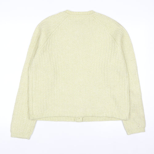 Marks and Spencer Womens Beige Chunky Knit Cardigan M