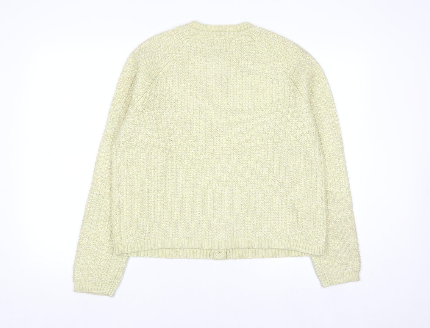 Marks and Spencer Womens Beige Chunky Knit Cardigan M