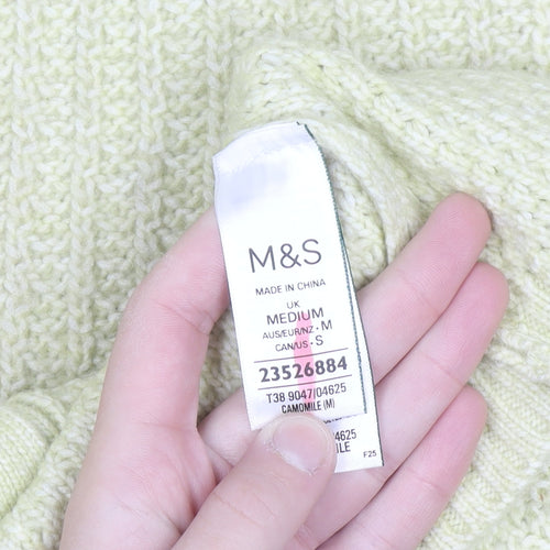Marks and Spencer Womens Beige Chunky Knit Cardigan M