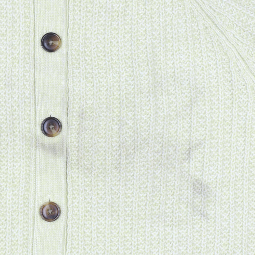 Marks and Spencer Womens Beige Chunky Knit Cardigan M
