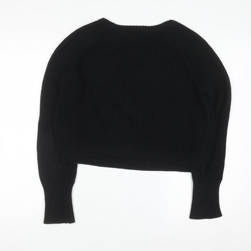 American Apparel Women’s Black Cotton Chunky Knit Jumper Size M