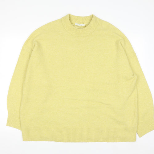 George Women Green XL Relaxed Crew Neck Pullover Jumper