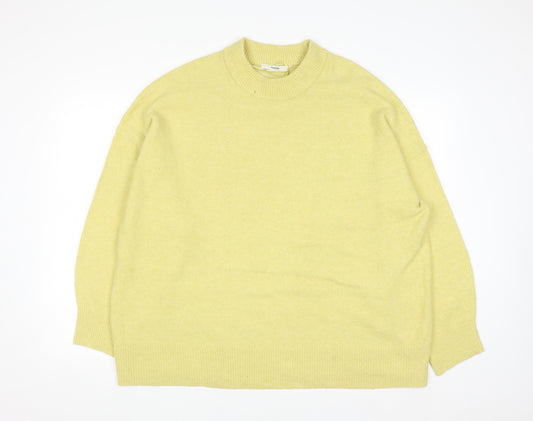 George Women Green XL Relaxed Crew Neck Pullover Jumper
