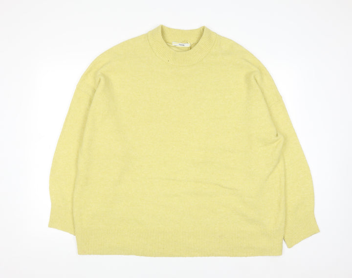 George Women Green XL Relaxed Crew Neck Pullover Jumper