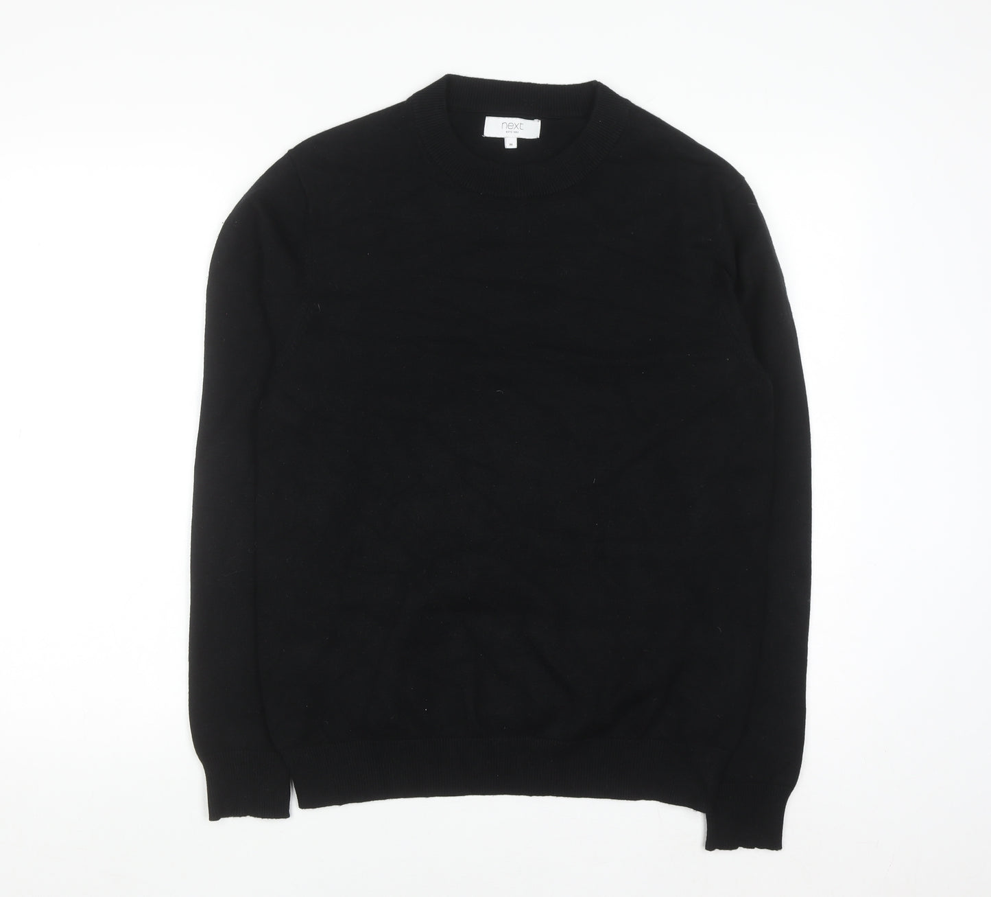 Next Men's Black Medium Crew Neck Pullover Jumper