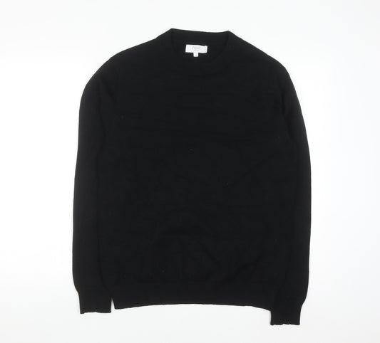 Next Men's Black Medium Crew Neck Pullover Jumper