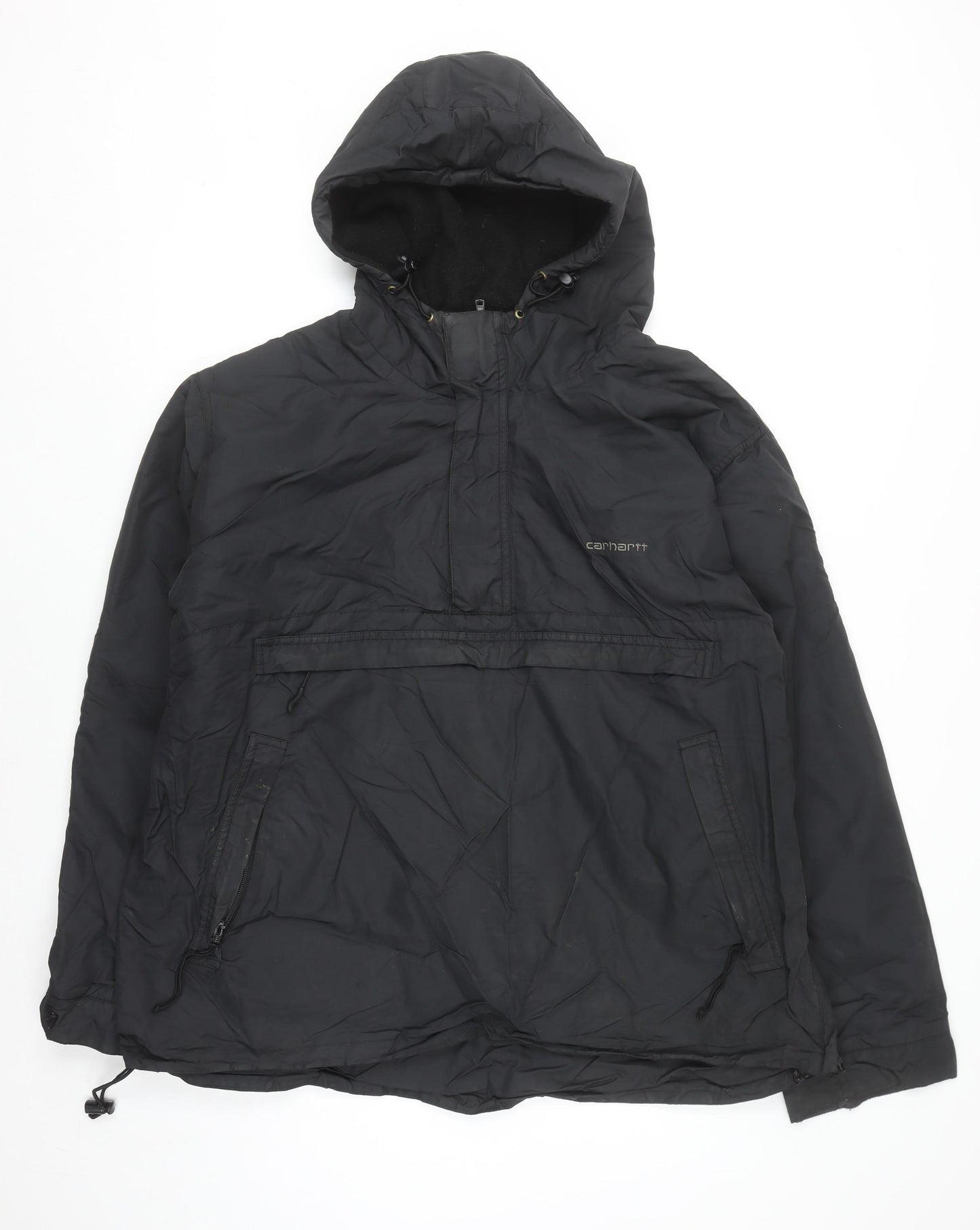 Carhartt Men's Black XL Anorak Hooded Nylon Winter Jacket