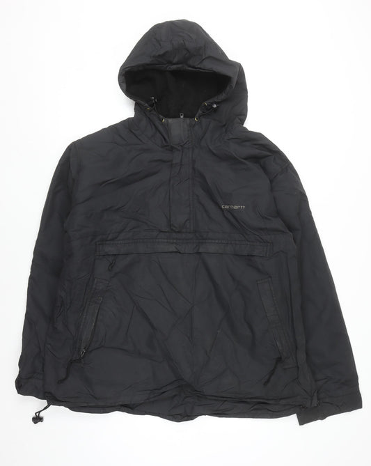 Carhartt Men's Black XL Anorak Hooded Nylon Winter Jacket
