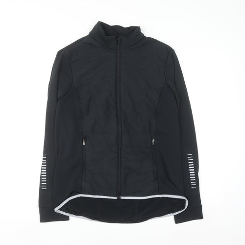 Crane Women's Black Size 12/14 Windbreaker Cycling Jacket