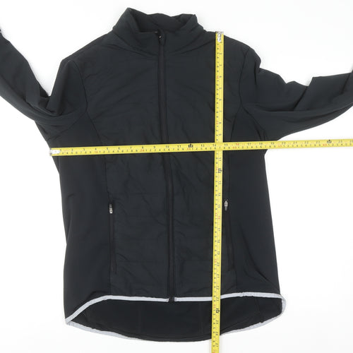Crane Women's Black Size 12/14 Windbreaker Cycling Jacket