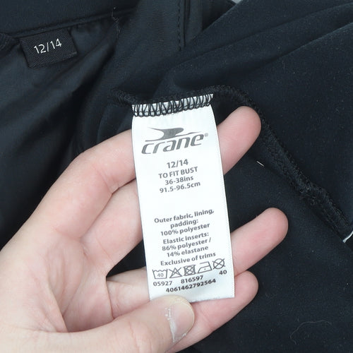 Crane Women's Black Size 12/14 Windbreaker Cycling Jacket