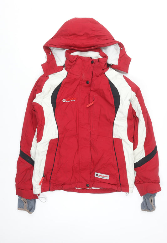 Dubin Men's Red Waterproof Ski Jacket S Hooded Insulated Winter Coat