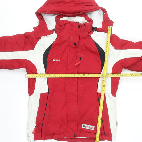 Dubin Men's Red Waterproof Ski Jacket S Hooded Insulated Winter Coat