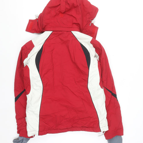 Dubin Men's Red Waterproof Ski Jacket S Hooded Insulated Winter Coat