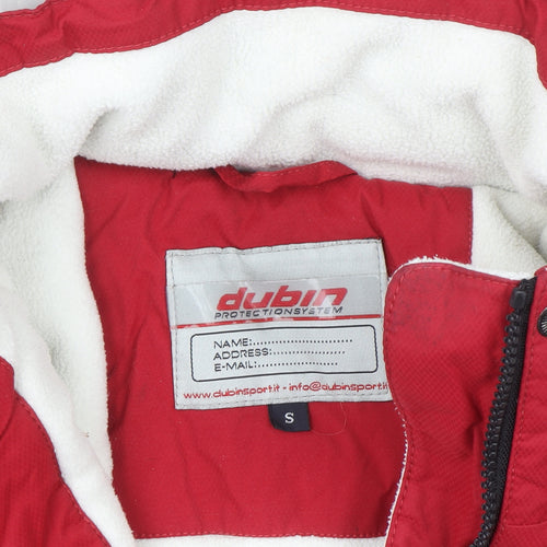Dubin Men's Red Waterproof Ski Jacket S Hooded Insulated Winter Coat