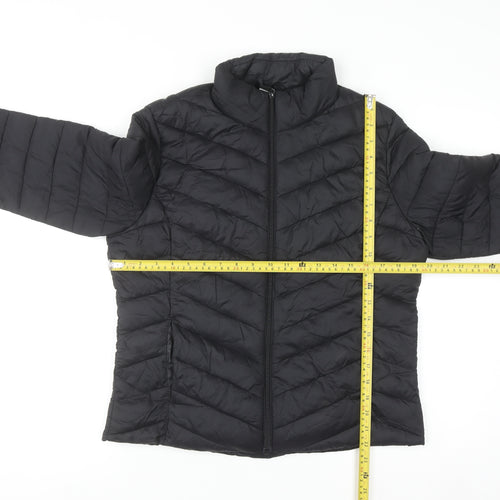 Primark Women Black M Quilted Puffer Jacket Lightweight Nylon