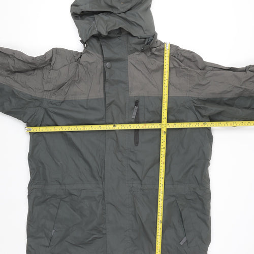Crane Sports Men's Green XL Waterproof Hooded Rain Jacket