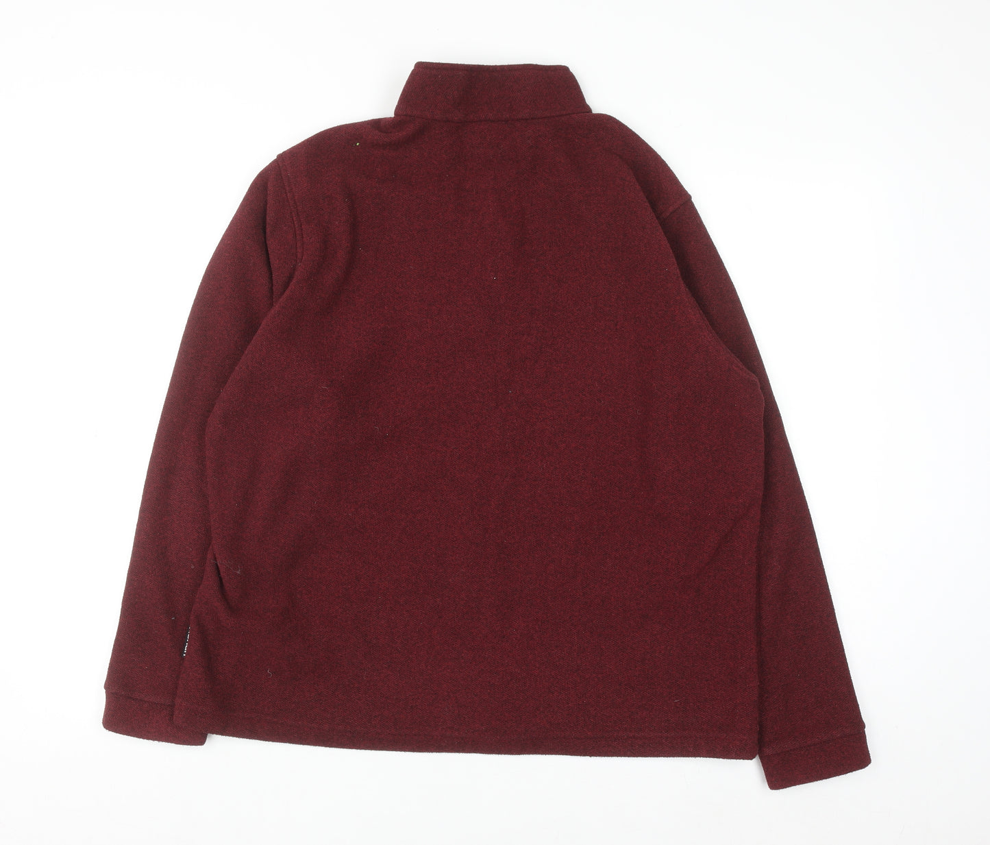 Rohan Women's Burgundy 1/2 Zip Pullover Fleece Sweatshirt L