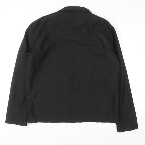 Hutson Harbour Men's Black L Basic Full Zip Jacket Polyester Lined